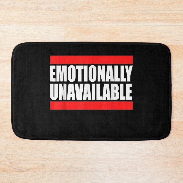 Item preview, Emotionally Unavailable Joke Sarcastic Emo designed and sold by begin-again.
