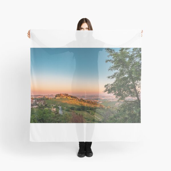 Item preview, Beautiful sunset on the countryside of Marche in a summer evening designed and sold by zakaz86.