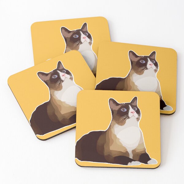 Item preview, Snowshoe Cat (Yellow) designed and sold by jelibobs ..