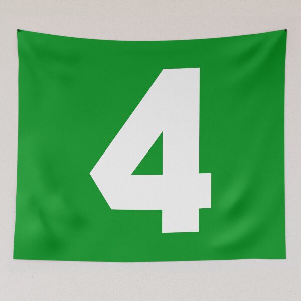 Item preview, Number 4 Sports Green designed and sold by Shariss.