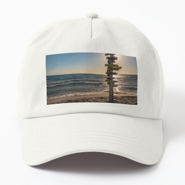 Is Arenas Biancas, Porto Pino, Sardinia, in a summer day Dad Hat
