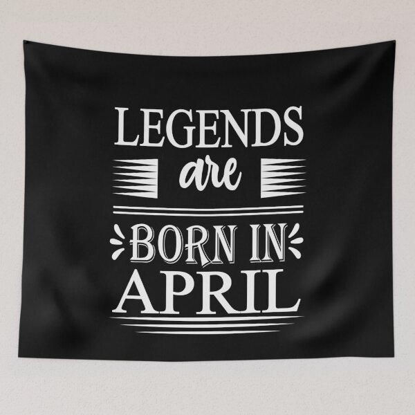 Item preview, Legends Are Born In April Birthday designed and sold by ZiesMerch.