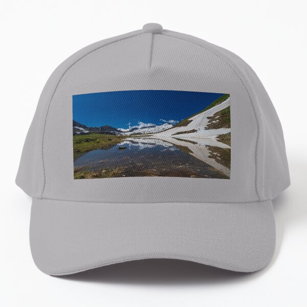 Summer trekking day in the mountains of Val Veny, Courmayeur Baseball Cap
