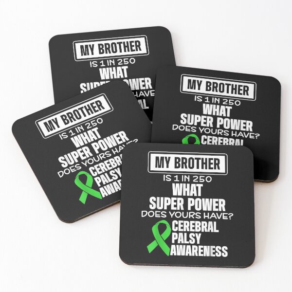 Item preview, Cerebral Palsy CP Awareness Brother Warrior Survivor designed and sold by begin-again.