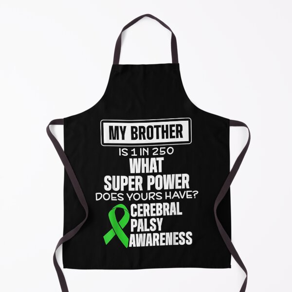 Item preview, Cerebral Palsy CP Awareness Brother Warrior Survivor designed and sold by begin-again.