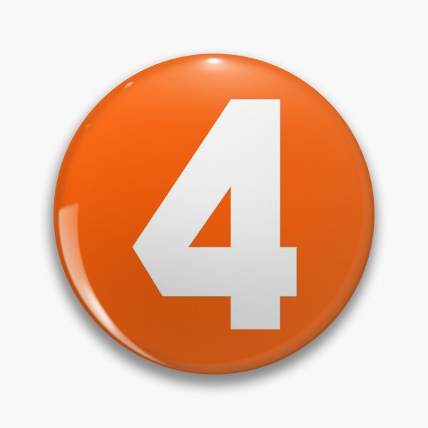 Item preview, Number 4 Sports Orange designed and sold by Shariss.