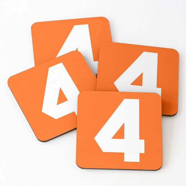 Item preview, Number 4 Sports Orange designed and sold by Shariss.