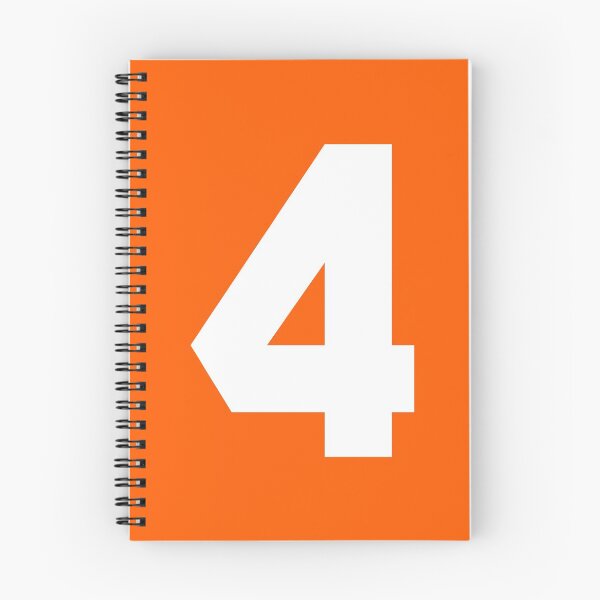 Item preview, Number 4 Sports Orange designed and sold by Shariss.