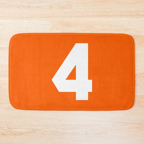 Item preview, Number 4 Sports Orange designed and sold by Shariss.