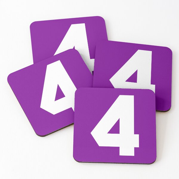 Item preview, Number 4 Sports Purple designed and sold by Shariss.