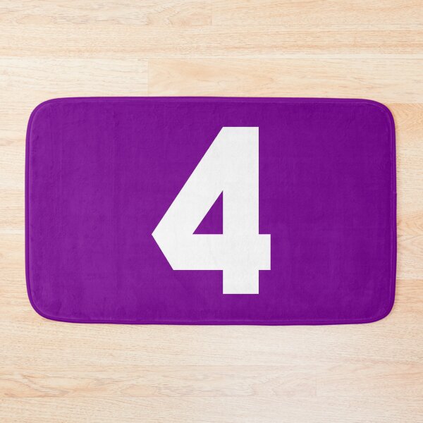 Item preview, Number 4 Sports Purple designed and sold by Shariss.