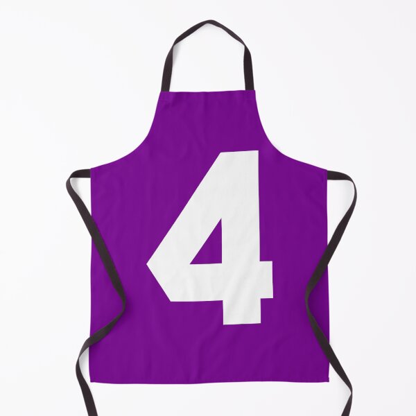 Item preview, Number 4 Sports Purple designed and sold by Shariss.