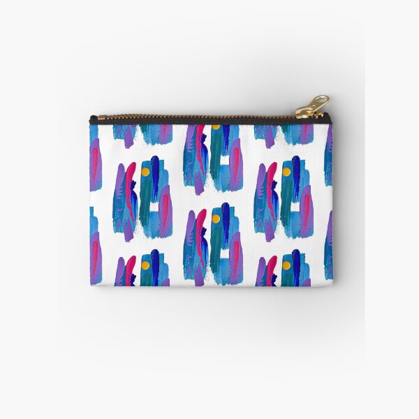 Item preview, Blue Pink Purple Yellow Abstract Acrylic Painting designed and sold by Adelle Smith.