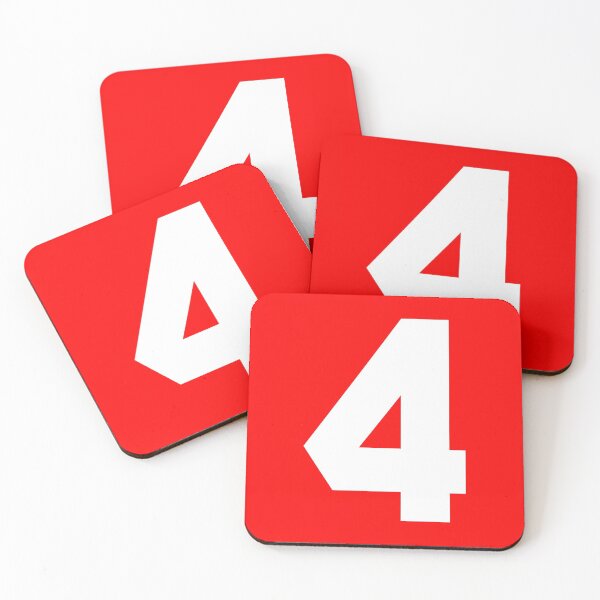 Item preview, Number 4 Sports Red designed and sold by Shariss.