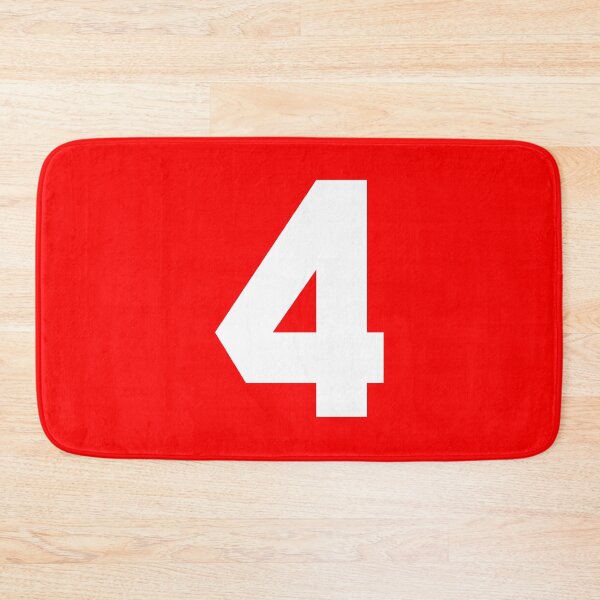 Item preview, Number 4 Sports Red designed and sold by Shariss.