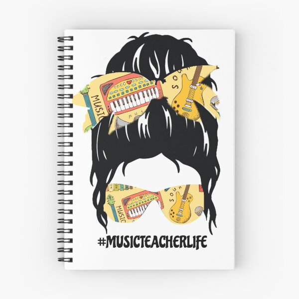 Item preview, Music Teacher Messy Bun | Teacher Life designed and sold by ghazalish.