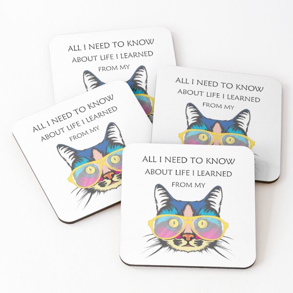 Item preview, all i need to know about life i learned from my cat  designed and sold by Perfectwear7.