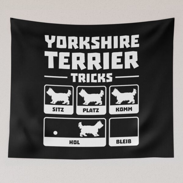 Item preview, Yorkshire terrier tricks dogs saying gift designed and sold by Trantufb6789.