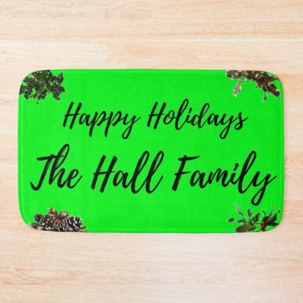 Item preview, Happy holidays from the Hall family designed and sold by edwardtiptonart.