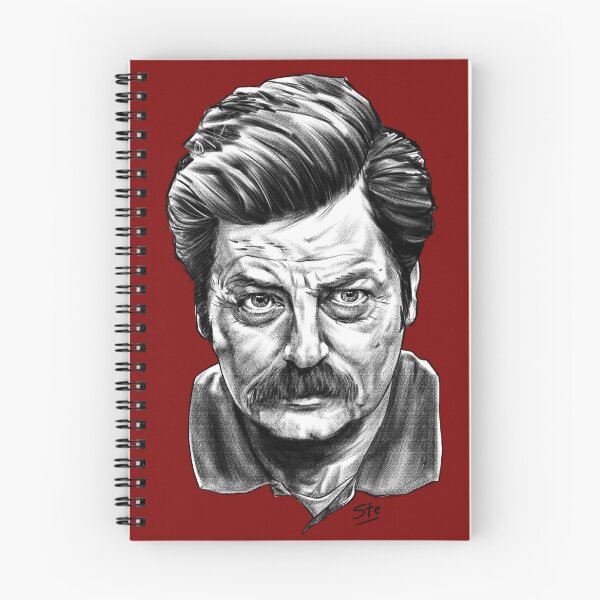 Aperçu de l'œuvre Ron Swanson créée et vendue par Stephen Brotherstone.