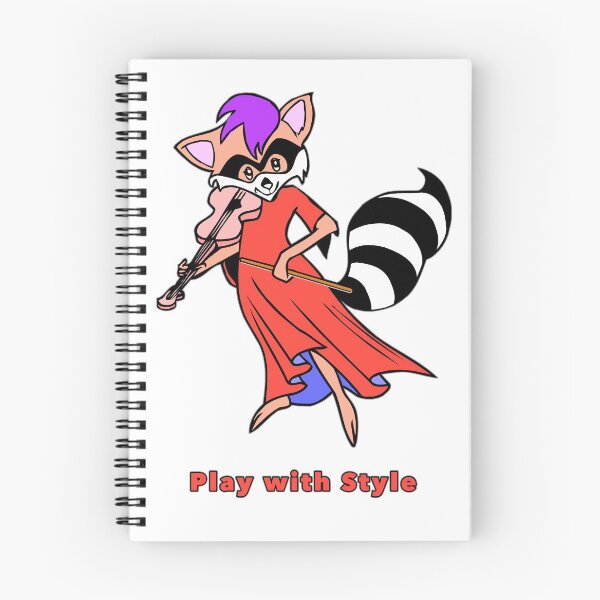 Item preview, Play With Style Raccoon Violinist designed and sold by janraydesigns.