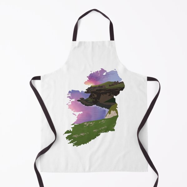 Item preview, Ireland, map and landscape designed and sold by landscapeworlds.