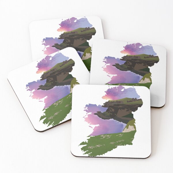 Item preview, Ireland, map and landscape designed and sold by landscapeworlds.