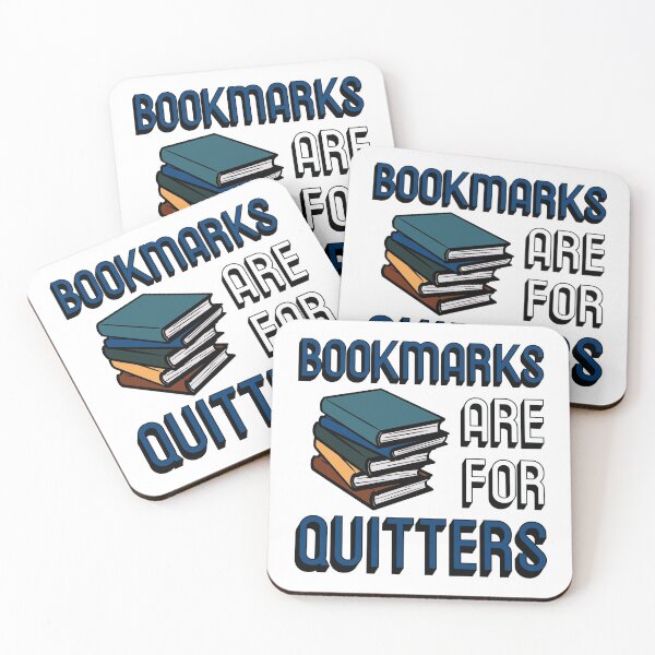 Item preview, Bookmarks are for Quitters designed and sold by Happyhobbithole.