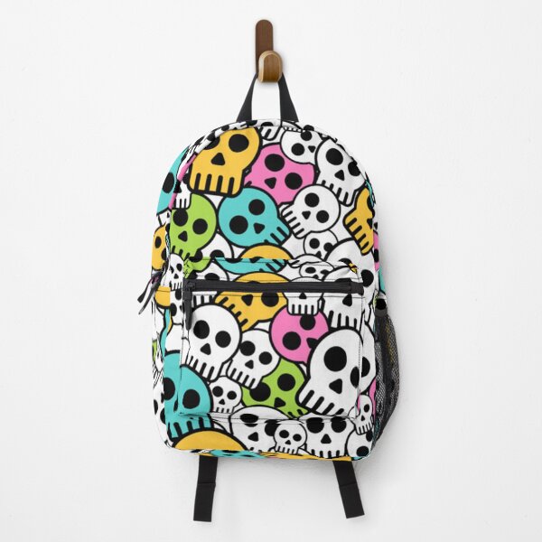 Item preview, Colorful Seamless Skull Pattern designed and sold by Vicky021.