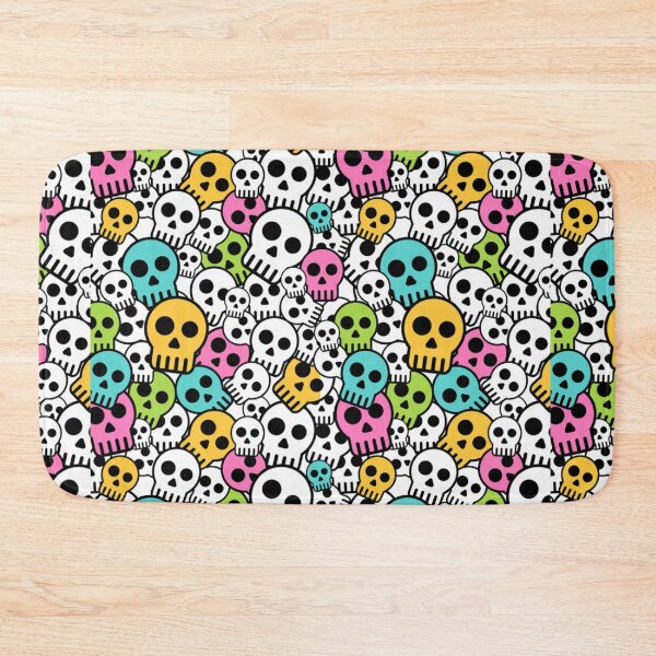 Item preview, Colorful Seamless Skull Pattern designed and sold by Vicky021.