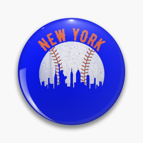 Item preview, Vintage New York NY Skyline City Baseball Met At Gameday designed and sold by David Kiser.