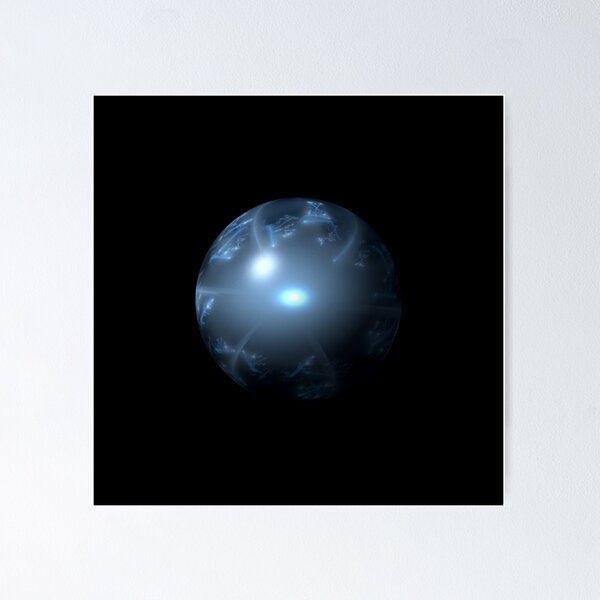 Item preview, Blue Abstract Globe designed and sold by Henrik Lehnerer.