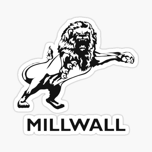 Millwall FC Club Logo Symbol White Premier League Football Abstract Design  Vector Illustration With Black Background 27011146 Vector Art at Vecteezy