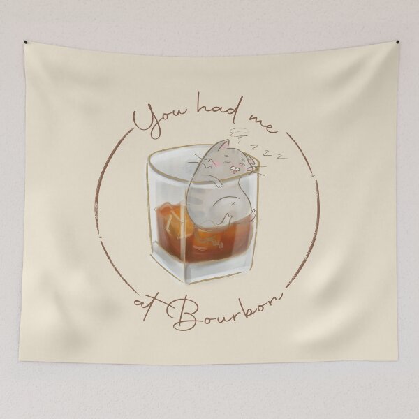 Item preview, You had me at Bourbon Cat designed and sold by Sweets-trolley.