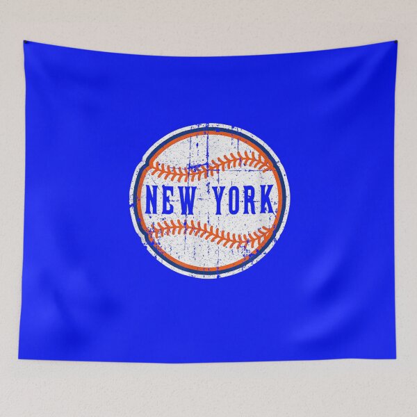Item preview, Vintage New York NY Skyline City Baseball Met At Gameday designed and sold by David Kiser.