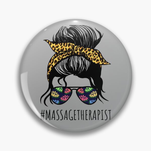 Item preview, Massage Therapist With Messy Bun designed and sold by Lemon Pepper.