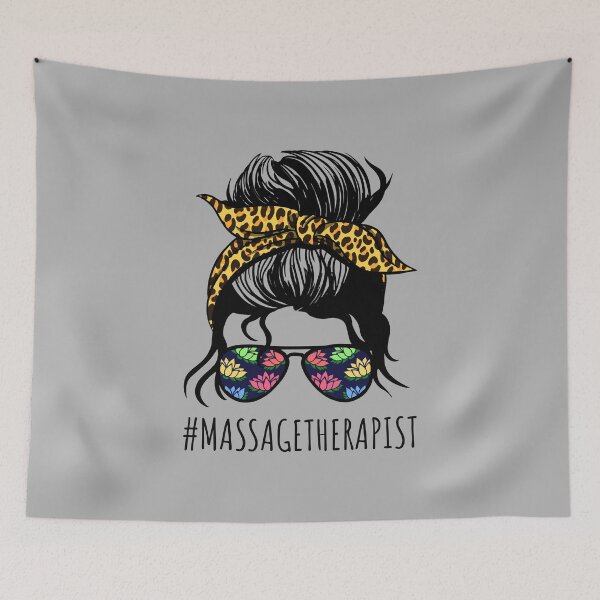Item preview, Massage Therapist With Messy Bun designed and sold by Lemon Pepper.