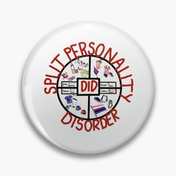 Item preview, Split personality disorder  designed and sold by MentalHealthEm.