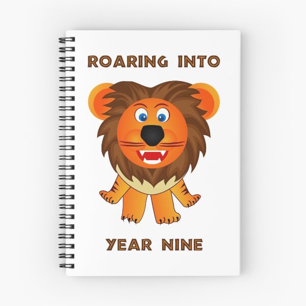 Item preview, Roaring Into Year Nine (Cartoon Lion) designed and sold by TimespunThreads.