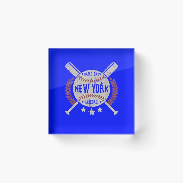 Item preview, Vintage New York NY Skyline City Baseball Met At Gameday designed and sold by David Kiser.