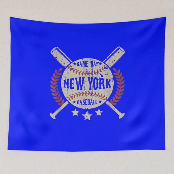 Item preview, Vintage New York NY Skyline City Baseball Met At Gameday designed and sold by David Kiser.
