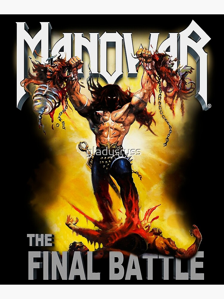 "the final battle tour manowar 2022 masjule" Art Print by gladysruss