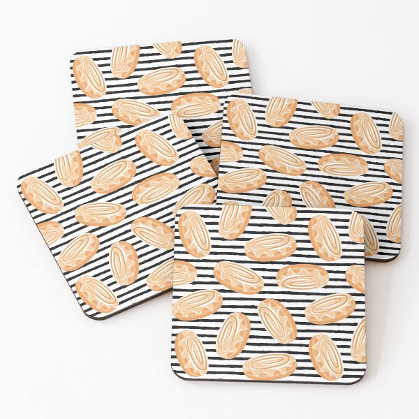 Item preview, honey buns on black stripes designed and sold by littlearrow.
