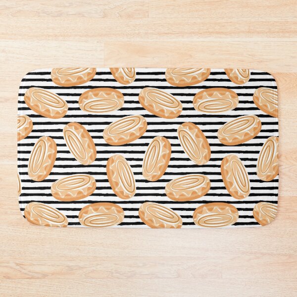 Item preview, honey buns on black stripes designed and sold by littlearrow.