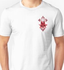 GARDEN CROSS RED Unisex T-Shirt