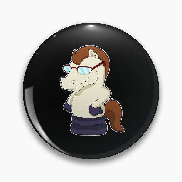 Item preview, Chess piece Knight as Horse with Sunglasses designed and sold by Snabdesign84.