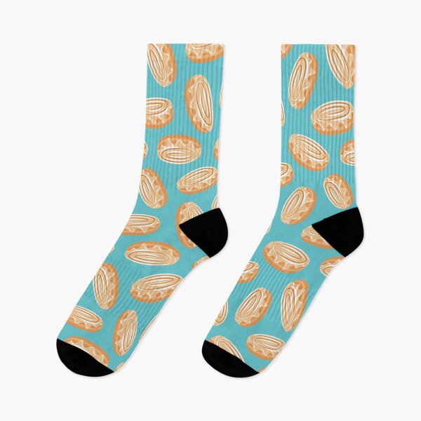 Item preview, honey buns on blue designed and sold by littlearrow.