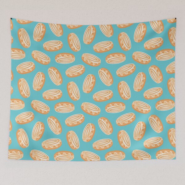 Item preview, honey buns on blue designed and sold by littlearrow.