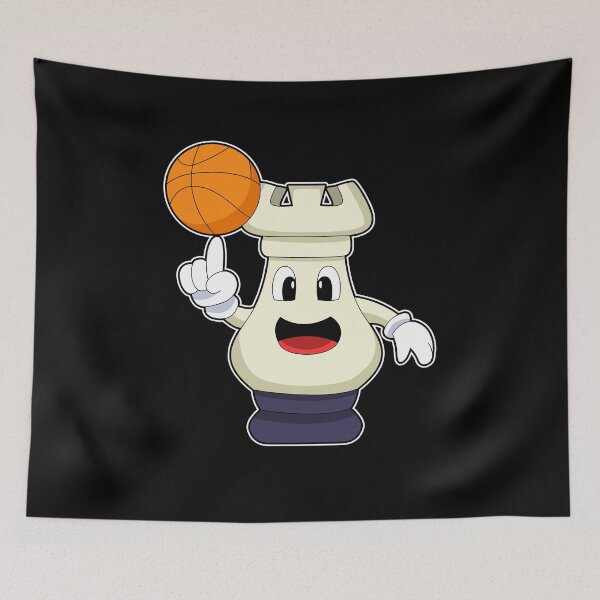 Item preview, Chess piece Rook at Basketball Sports designed and sold by Snabdesign84.