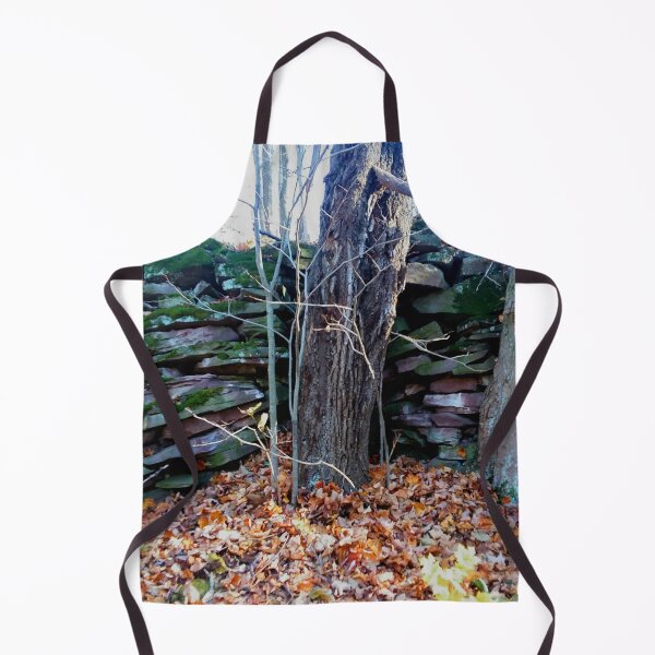 Item preview, Old stone wall in the woods designed and sold by edwardtiptonart.